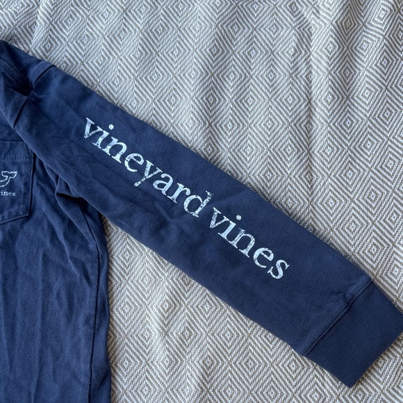 Vineyard Vines Kids Blue Long Sleeve Tee - Picture 4 of 4